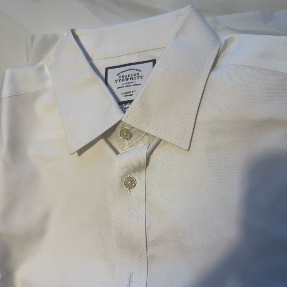 Charles Tyrwhitt Classic Fit White Shirt